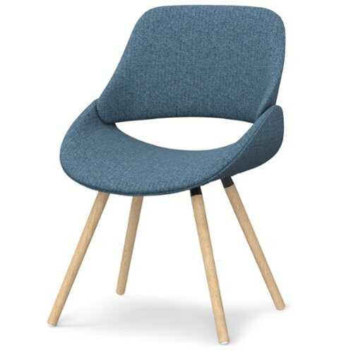 Rent to own Simpli Home - Malden Bentwood Dining Chair - Denim Blue