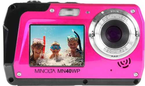 Rent to own Konica Minolta - MN40WP 48.0 Megapixel Waterproof Digital Camera - Pink