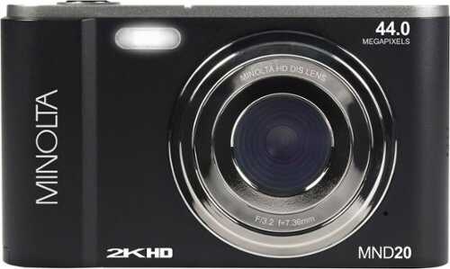 Rent to own Konica Minolta - MND20 44.0 Megapixel Digital Camera - Black