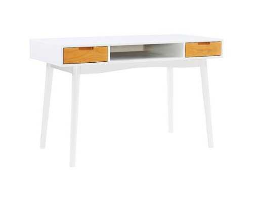 Rent to own Linon Home Décor - Pollard Two-Drawer Writing Desk - White
