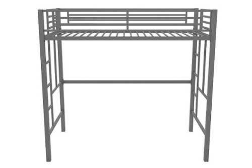 Rent to own DHP - Benjamin Metal  Twin-Size Loft Bed - Silver