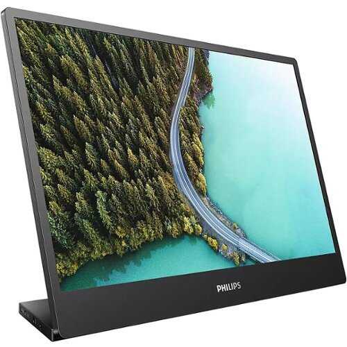 Philips - 16B1P3300 Widescreen LCD Monitor 15.6 LCD FHD Monitor with HDR (USB) - Black