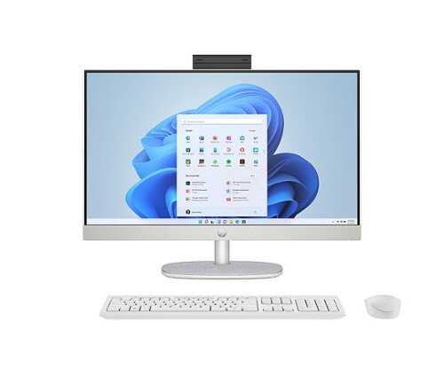 Rent to own HP - 23.8"  Touch-Screen  All-In-One - Intel Core i5-1335U - 8GB Memory - 256GB SSD - Shell white
