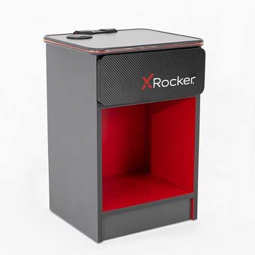 Rent to own X Rocker - Carbon-Tek Gaming End Table with LED - Black