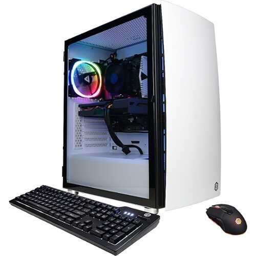 Rent To Own - CyberPowerPC - Gamer Master Gaming Desktop - AMD Ryzen 5 7600 - 16GB Memory - NVIDIA GeForce RTX 4060 - 1TB SSD - White