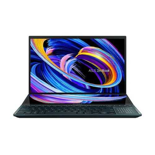 Rent To Own - ASUS - Zenbook Pro Duo 15 Touch Laptop OLED - Intel Core i7 with 16GB RAM - Nvidia GeForce RTX 3070 Ti - 1TB SSD