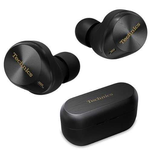 Rent to own Panasonic - Technics Premium HiFi True Wireless Earbuds with Noise Cancelling, 3 Device Multipoint Connectivity, Wireless Charging - Black