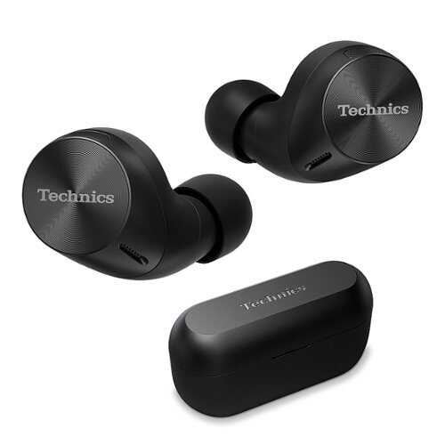 Rent to own Technics - HiFi True Wireless Earbuds with Noise Cancelling and 3 Device Multipoint Connectivity with Wireless Charging - Black