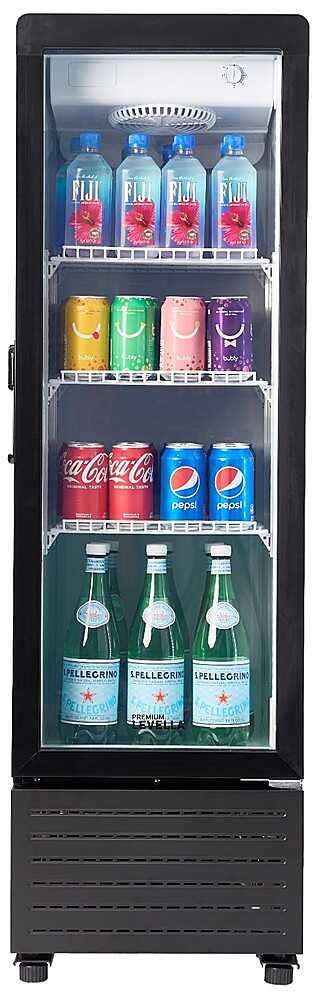 Premium Levella - 4.9 Cu. Ft. Single Door Display Refrigerator - Black ...