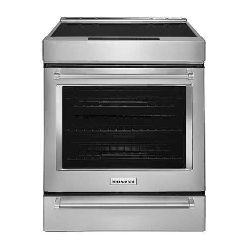 KitchenAid 6.4 Cu. Ft. SlideIn Electric Convection Range with Air