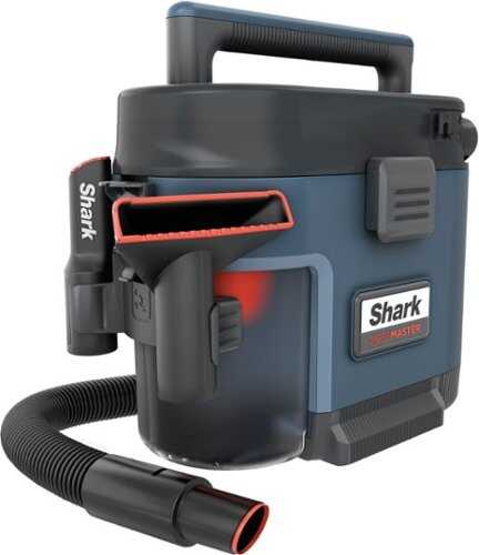Rent to own Shark - MessMaster Portable Wet/Dry Vacuum, 1 Gallon Capacity, Corded, Handheld, Perfect for Pets & Cars - Blue