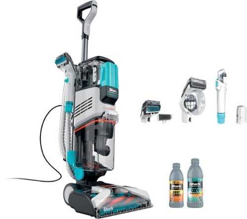 Rent to own Shark - CarpetXpert with Stainstriker Technology Corded Upright Deep Carpet and Upholstery Cleaner with Built-in Spot Remover - White
