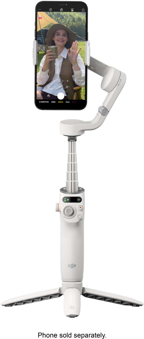Rent to own DJI - Osmo Mobile 6 3-Axis Gimbal Stabilizer for Smartphones - Platinum Gray