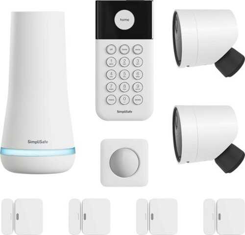 Rent to own SimpliSafe - Outdoor Security System - White