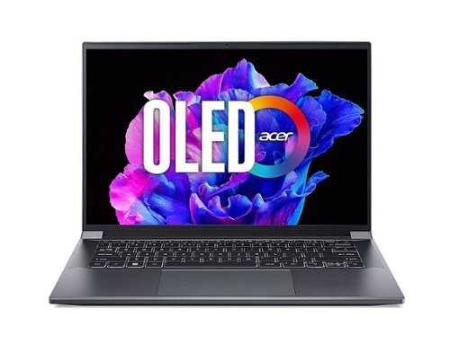 Rent To Own - Acer - Swift X 14” OLED 2880 x 1800 120Hz HDR500 Laptop – Intel i7-13700H – GeForce RTX 4050 - 16GB LPDDR5 – 1TB Gen4 SSD - Steel Gray