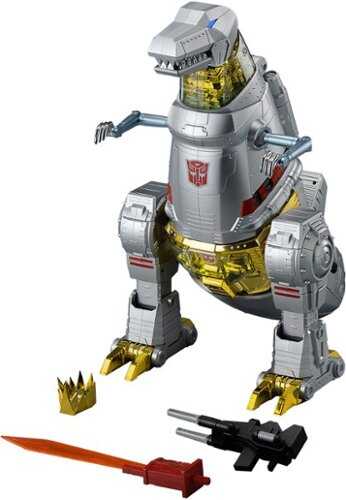 Rent to own Robosen - Transformers Grimlock Flagship Collector's Edition Auto-converting Robot with Collector's Coin