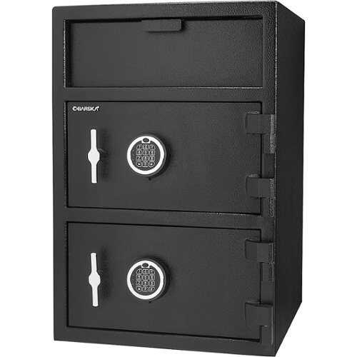 Rent to own Barska - Digital Keypad Two Lock Depository Safe 1.6/2 Cubic Ft. - Black