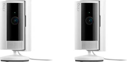 Rent to own Ring - Indoor Plug-In 1080p Security Camera (2nd - Generation) with Privacy cover - 2pk - White