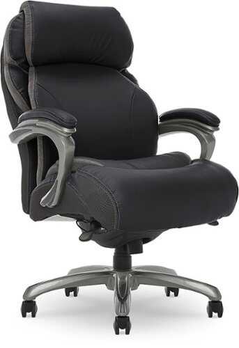 Rent to own Serta - Big & Tall Smart Layers AIR Leather Executive Chair - Black