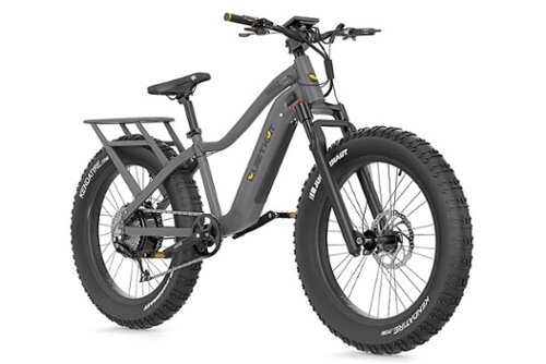 Rent to own QuietKat - Ranger 1000w E-Bike w/ Maximum Operating Range of 38 Miles and w/ Maximum Speed of 60 MPH - Medium - Charcoal