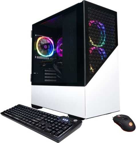 Rent To Own - CyberPowerPC - Gamer Master Gaming Desktop - AMD Ryzen 7 7700 - 16GB Memory - NVIDIA GeForce RTX 4060 Ti - 2TB SSD - White