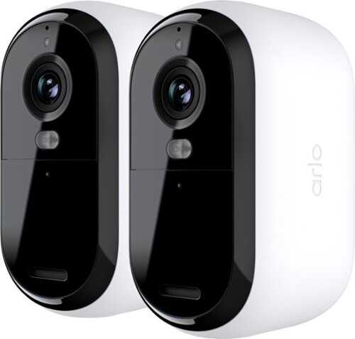 Rent to own Arlo - Essential Outdoor Camera 2K (2nd Generation) - Wire-Free Security Camera - 2-Cam - White