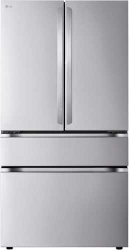Rent to own LG - 29.6 Cu. Ft. French Door Smart Refrigerator with Full-Convert Drawer - Stainless Steel