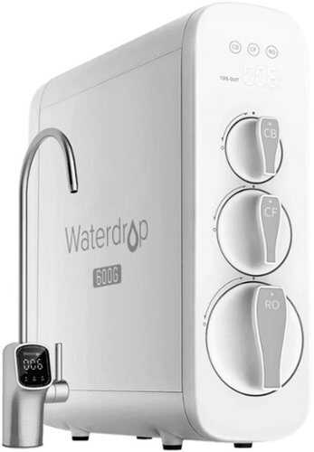 Rent To Own - Waterdrop - G3P600 Remineralization Reverse Osmosis Water Filter - White