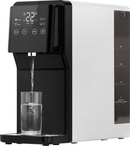 Rent To Own - Waterdrop - N1 Countertop Reverse Osmosis Water Dispenser - Black and White