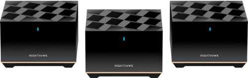 Rent to own NETGEAR - Nighthawk AXE5700 Tri-Band Mesh Wi-Fi System (3-Pack) - Black