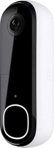 Rent to own Arlo - Video Doorbell 2K (2nd Generation) - Smart Wi-Fi Battery Operated/Wired - White