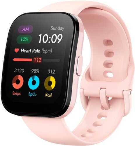 Rent to own Amazfit - Bip 5 Smartwatch 49mm - Pink