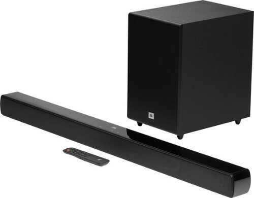Rent to own JBL - Cinema SB170 2.1 channel soundbar with wireless subwoofer - Black