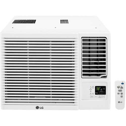 Rent to own LG - 1,400 Sq. Ft 23,000 BTU Window Mounted Air Conditioner with 11,600 BTU Heater - White