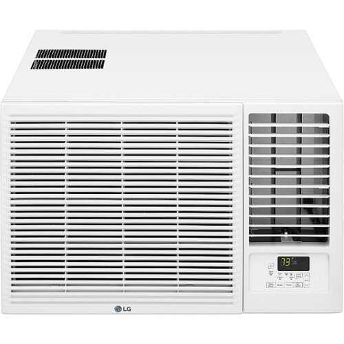 Rent to own LG - 1,000 Sq. Ft 18,000 BTU Window Mounted Air Conditioner with 12,000 BTU Heater - White