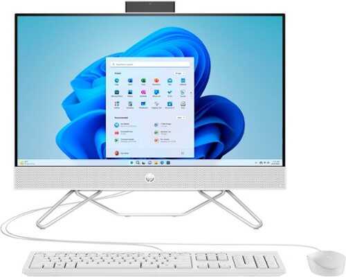 Rent to own HP - 23.8" Full HD Touch-Screen All-in-One - Intel Core i3 - 8GB Memory - 512GB SSD - Starry White