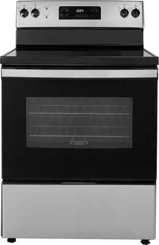 Rent to own Insignia™ - 5 Cu. Ft. Freestanding Electric Range - Stainless Steel