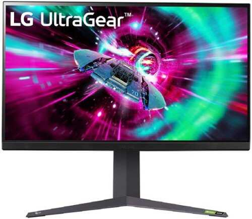 Rent to own LG - UltraGear 32" IPS UHD FreeSync and G-SYNC Compatible Monitor with HDR (Display Port, HDMI) - Black