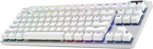 Rent to own Logitech - PRO X TKL LIGHTSPEED Wireless Mechanical Tactile Switch Gaming Keyboard with LIGHTSYNC RGB - White
