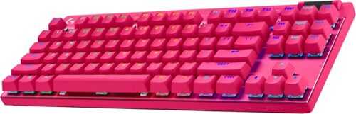 Rent to own Logitech - PRO X TKL LIGHTSPEED Wireless Mechanical Tactile Switch Gaming Keyboard with LIGHTSYNC RGB - Magenta