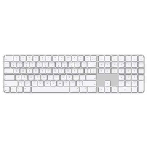 Rent to own Magic Keyboard with Touch ID and Numeric Keypad for Mac models with Apple silicon (USB–C) (2026) - White Keys