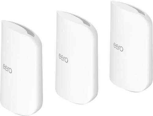 Rent to own eero - Max 7 BE20800 Tri-Band Mesh Wi-Fi 7 System (3-pack) - White