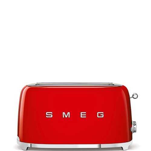 Rent To Own - SMEG - TSF01 4-Slice Wide Slot Toaster - Red