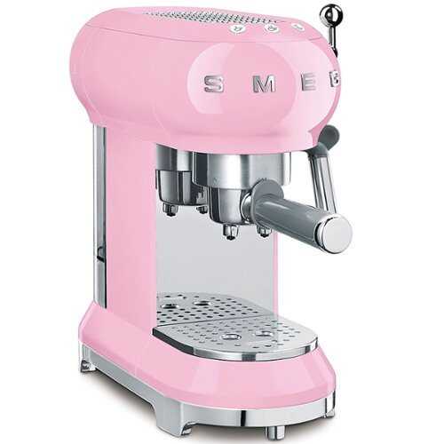 Rent to own SMEG - ECF01 Semi-Automatic 15 bar pressure Espresso Machine - Pink