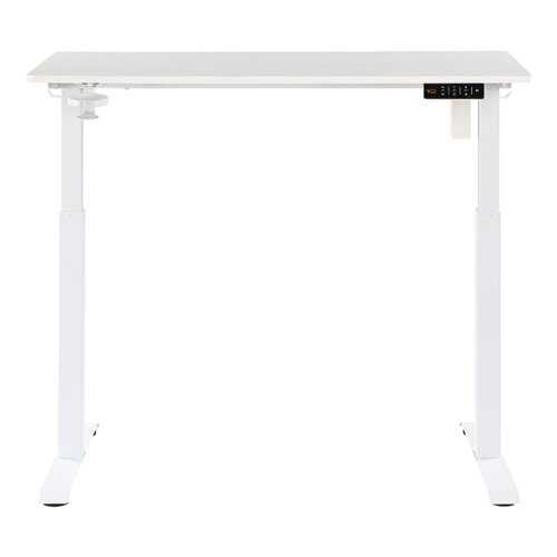 Rent to own OSP Home Furnishings - Primo 48" Sit-to-Stand Elec Desk - White Finish