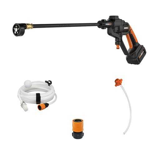 Rent to own WORX - Hydroshot 20V Cordless Pressure Washer (1 x 4.0Ah Battery and 1 x Charger) - Black