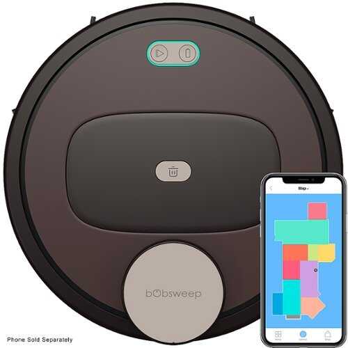 Rent to own bObsweep - PetHair Appetite Wi-Fi Connected Robot Vacuum and Mop - Coffee