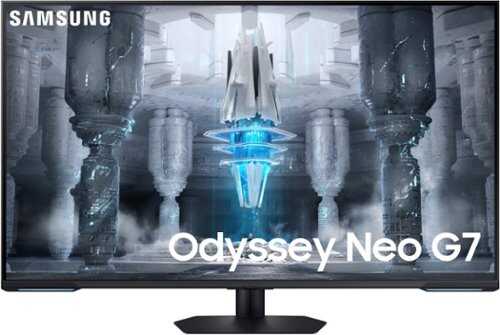 Rent to own Samsung - Odyssey Neo G7 43" Mini 4K UHD 1ms AMD FreeSync Premium Pro Smart Gaming Monitor with HDR600 - Black