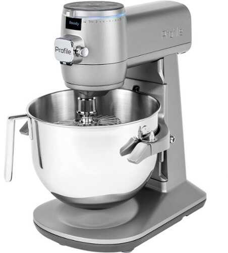 Rent To Own - GE Profile - 7 Quart Bowl- Smart Stand Mixer with Auto Sense - Mineral Silver