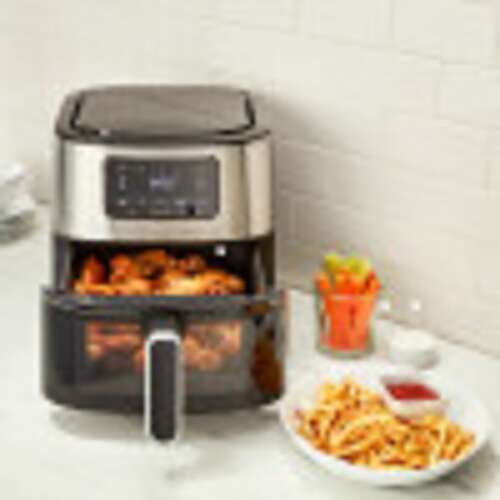 Rent To Own - Cuisinart - Basket Air Fryer - Stainless Steel and Black